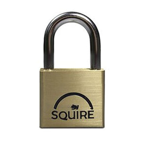 Squire LN4KA Lion Range Premium Solid Brass Double Locking Padlock Open Shackle Keyed Alike 40MM - Indigo Supplies Ltd