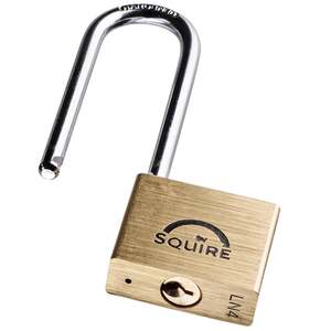 Squire LN4/2.5 Lion Range Premium Solid Brass Double Locking Padlock Long Shackle 40MM - Indigo Supplies Ltd