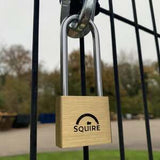 Squire LN4/2.5 Lion Range Premium Solid Brass Double Locking Padlock Long Shackle 40MM - Indigo Supplies Ltd