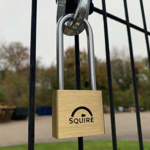 Squire LN4/2.5 Lion Range Premium Solid Brass Double Locking Padlock Long Shackle 40MM - Indigo Supplies Ltd