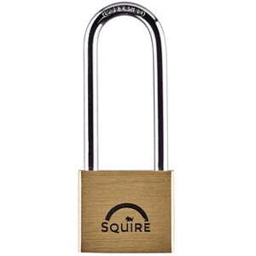 Squire LN4/2.5 Lion Range Premium Solid Brass Double Locking Padlock Long Shackle 40MM - Indigo Supplies Ltd