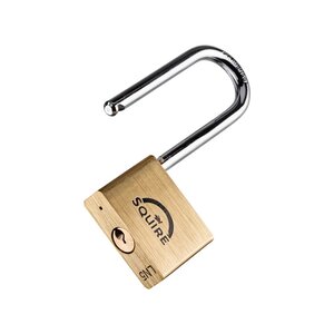 Squire LN5/2.5KA Lion Range Premium Solid Brass Double Locking Padlock Open Shackle Keyed Alike 50MM - Indigo Supplies Ltd