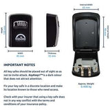 Squire KEYKEEP1 Key Keep Combination Key Safe Padlock 4 Wheel - Indigo Supplies Ltd
