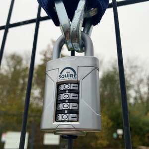 Squire Vulcan CP50 Combi Padlock Open Shackle 4 Wheel 50x26MM - Indigo Supplies Ltd