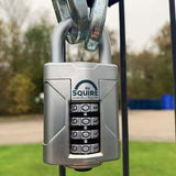 Squire Vulcan CP50 Combi Padlock Open Shackle 4 Wheel 50x26MM - Indigo Supplies Ltd