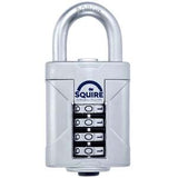Squire Vulcan CP50 Combi Padlock Open Shackle 4 Wheel 50x26MM - Indigo Supplies Ltd