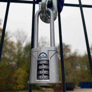Squire Vulcan CP50 Combi Padlock Long Shackle 4 Wheel 50x63MM - Indigo Supplies Ltd