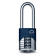 Squire Vulcan CP50 Combi Padlock Long Shackle 4 Wheel 50x63MM - Indigo Supplies Ltd