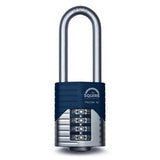 Squire Vulcan CP50 Combi Padlock Long Shackle 4 Wheel 50x63MM - Indigo Supplies Ltd