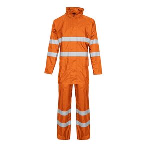Supertouch High Visibility 2 Piece Rainsuit Orange - Indigo Supplies Ltd