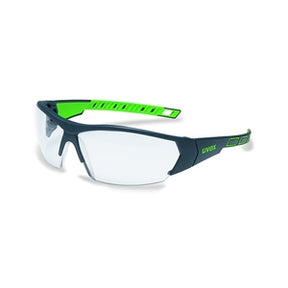 Uvex I-Works Clear Lens Spectacle Grey Frame - Indigo Supplies Ltd