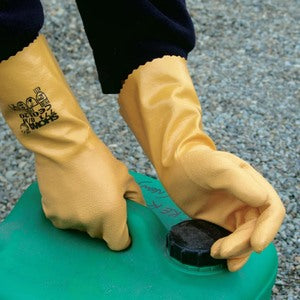Showa 771 ARX Nitrile Glove Yellow - Indigo Supplies Ltd