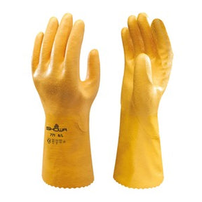 Showa 771 ARX Nitrile Glove Yellow - Indigo Supplies Ltd