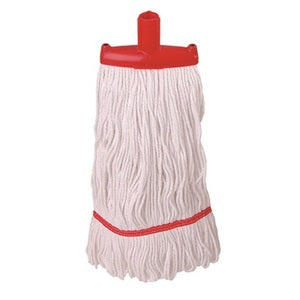 Abbey Hygiene Prairie Mophead (Screw-in) Red 450G - Indigo Supplies Ltd