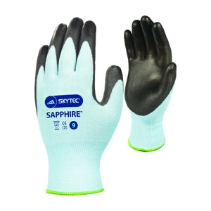 Skytec Sapphire PU Palm Coated Cut Level 3 Glove - Indigo Supplies Ltd