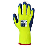 A185 Latex Duo-Therm High Visibility Builders Grip Glove - Indigo Supplies Ltd