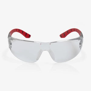 Riley Stream K&N Rated Safety Glasses Red Clear Lens