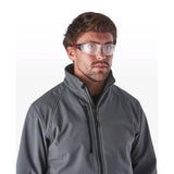 Riley Stream K&N Rated Safety Glasses Red Clear Lens