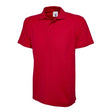 UC101 Classic Mediumweight (220 GSM) Polo Shirt Red - Indigo Supplies Ltd