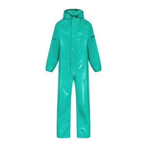 Skytec Chemmaster CMBH-EW Boilersuit with Hood And Elasticated Wrists Green - Indigo Supplies Ltd