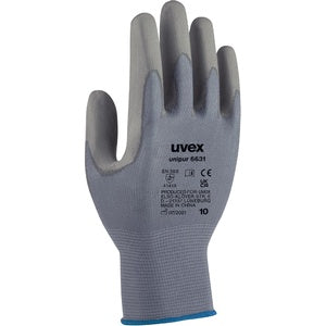 Uvex Unipur 6631 Grey PU Coated Cut 1 Glove