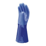 Showa 660 Triple Dipped PVC Heavyweight Chemical-Resistant Gauntlet Blue (Pair) - Indigo Supplies Ltd
