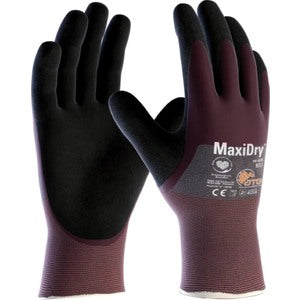 ATG 56-425B MaxiDry Nitrile 3/4 Palm Coated Glove 4121A - Indigo Supplies Ltd