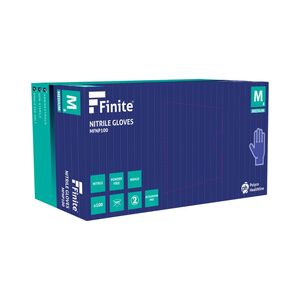 Indigo Disposable Nitrile Powder Free Gloves