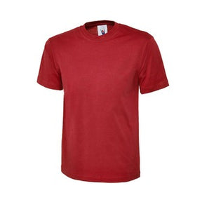 UC301 Classic Mediumweight 180GSM T-Shirt Red - Indigo Supplies Ltd