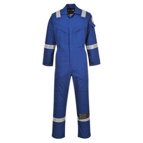 Portwest FR50RB High Visibility Flame Retardant Coverall Royal Blue - Indigo Supplies Ltd