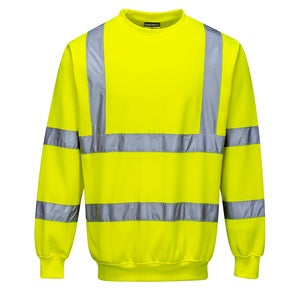 Portwest B303 High Visibility Sweatshirt Yellow - Indigo Supplies Ltd