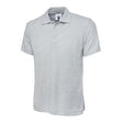 UC101 Classic Mediumweight (220 GSM) Polo Shirt Heather Grey - Indigo Supplies Ltd