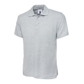 UC101 Classic Mediumweight (220 GSM) Polo Shirt Heather Grey - Indigo Supplies Ltd