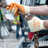 Showa 310 Latex Builders Grip Glove Orange - Indigo Supplies Ltd