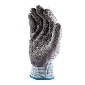 Showa 330 Re-Grip Double Palm Coated Latex Glove Grey (Pair) - Indigo Supplies Ltd