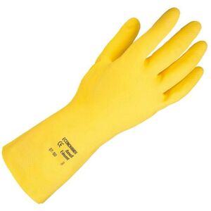 Ansell 87-190 Econohand Natural Rubber Latex Glove Yellow - Indigo Supplies Ltd