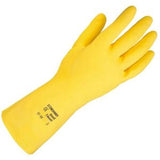 Ansell 87-190 Econohand Natural Rubber Latex Glove Yellow - Indigo Supplies Ltd
