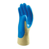 Showa GP-KV1 Kevlar Grip Cut Level C Glove Yellow Blue (Pair) - Indigo Supplies Ltd