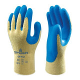 Showa GP-KV1 Kevlar Grip Cut Level C Glove Yellow Blue (Pair) - Indigo Supplies Ltd