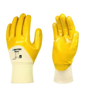 Skytec Neon Nitrile 3/4 Coated Glove - Indigo Supplies Ltd
