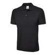 UC101 Classic Mediumweight (220 GSM) Polo Shirt Black - Indigo Supplies Ltd
