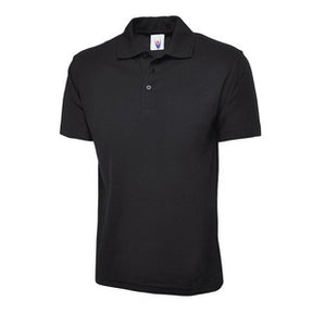 UC101 Classic Mediumweight (220 GSM) Polo Shirt Black - Indigo Supplies Ltd