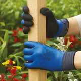 Showa 306 Fully Coated Latex Grip Glove Blue (Pair)
