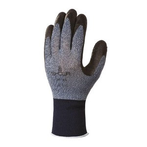 Showa 341 Latex Palm Coated Glove Grey (Pair) - Indigo Supplies Ltd