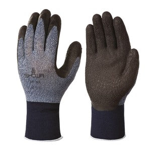 Showa 341 Latex Palm Coated Glove Grey (Pair) - Indigo Supplies Ltd