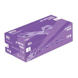 Skytec Iris Nitrile Powder-Free Disposable Gloves Purple (Box 100)