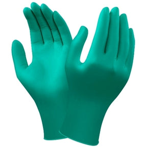 Ansell 92-600 Touch N Tuff Nitrile Disposable Gloves Powder Free Green - Indigo Supplies Ltd