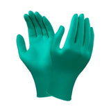 Ansell 92-500 Touch N Tuff Nitrile Disposable Gloves Lightly Powdered Green - Indigo Supplies Ltd