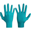 Ansell 92-500 Touch N Tuff Nitrile Disposable Gloves Lightly Powdered Green - Indigo Supplies Ltd