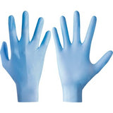 Ansell 92-670 Touch N Tuff Nitrile Disposable Gloves Powder Free Blue (Box 100) - Indigo Supplies Ltd